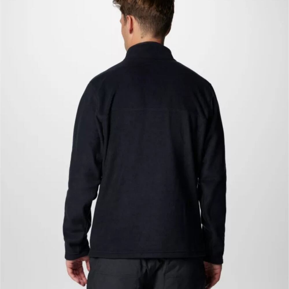 Columbia Men's Steens Mountain Half Snap Fleece Pullover Black XLT Tall - Picture 2 of 13